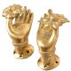 Brass Mudra Buddha Door Handle Pull (Set of 2 Piece)