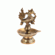 Brass Peacock Oil Wick Diya
