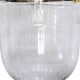 U Shape Clear Glass Ceiling Lamp