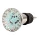 Water Paneled Sides Glass Wine Stopper
