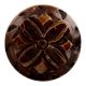 Brown Tiny Flower Bone Cabinet Knob Online