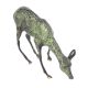 Home Decor Painated Bronze Deer Fawn Doe Figurine