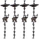 Swing Chain Set Handicrafted Decorative Brass Jhula Chain(Set Of 4 Pieces)