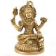 Brass Neelkanth Shiva Siting with Kamandal Trishul Statue