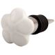 White Flower Ceramic Wine Stopper