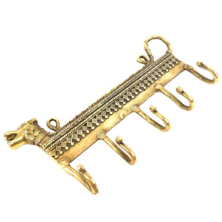 Brass Majestic Lion Head Wall Hooks and Hangers