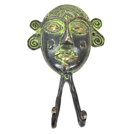 Bronze Face Mask with 2 Hooks