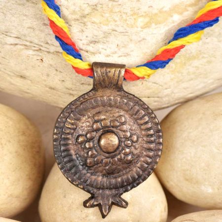 Bronze Pomegrante Shaped Pendant