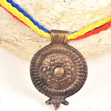 Bronze Pomegrante Shaped Pendant