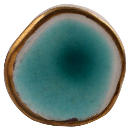 Sea Green Ceramic Wine Stopper