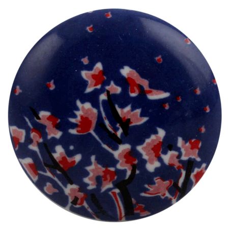 Pink Flower Ceramic Flat Wine Stopper