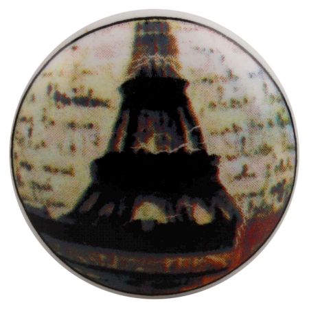 Multicolor Big Tower Flat Ceramic Wine Stopper