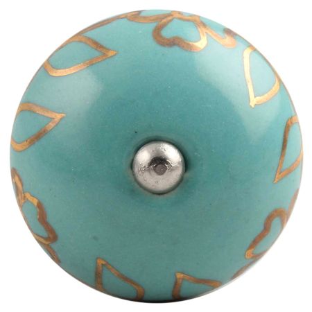 Sea Green Leaf Ceramic Wine Stopper