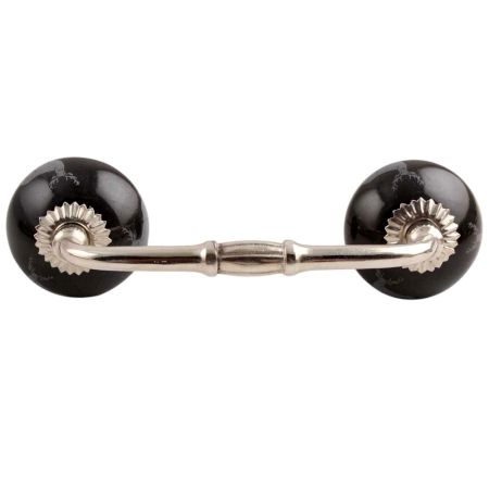 Black Standing Rein Deer Ceramic Bridge Handle