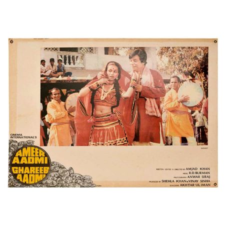Song Sequence Ameer Aadmi Ghareeb Aadmi 1930 movie Poster