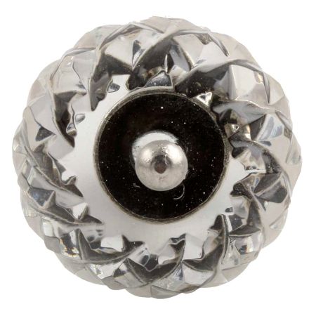 Clear Beautiful Fine Cut Glass Wine Stopper