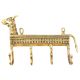 Brass 4 Dhokra Cow Shaped Key Wall Hooks
