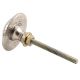 Grey Wheel Floral Glass and Metal Drawer Knobs Online