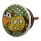 Yellow Cow Ceramic Flat Cabinet Knob Online