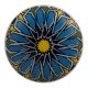 Turquoise Ceramic Flat Cabinet Knob Online