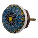 Turquoise Ceramic Flat Cabinet Knob Online