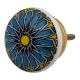 Turquoise Ceramic Flat Cabinet Knob Online