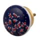 Pink Flower Ceramic Flat Dresser Knob Online