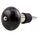 Black Runing Rein Deer Pattern Ceramic Wine Stopper