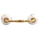 Golden Running Rein Deer Pattern Ceramic Bridge Handle
