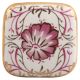 Pink Flower Square Ceramic Dresser Knob Online