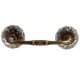 Clear Beautiful Fine Cut Glass Bridge Handle