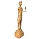 Brass Tribal Man Statue