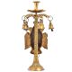 Lord Ganesha Face Mask Stand with Oil Lamp and Bell