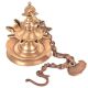 Bronze Traditional Peacock on Brass Chain Hanging Diya