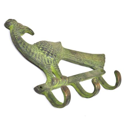 Brass 3 Hooksed Peacock Hooks