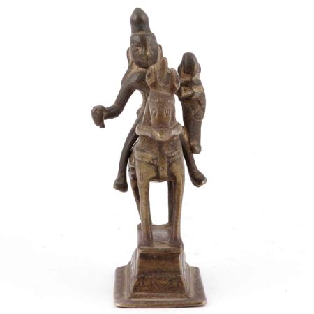Hindu God on Horse Riding Horse Statue