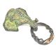 Brass Elephant Door Knocker With Patina