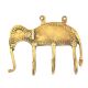 Bronze 3 Hooked Tribal Elephant