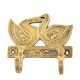 Bronze 2 Hooksed Couple Swan Hooks