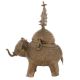 Brass Dhokra Elephant with Storage Box