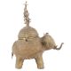 Brass Dhokra Elephant with Storage Box