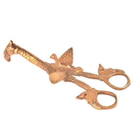 Brass Handmade Candle Snuffer With A Bird On It