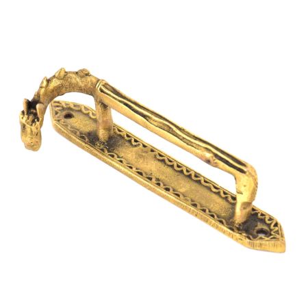 Brass Tribal Art Horse Handle