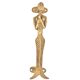 Brass Mermaid Statue Door Handles