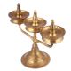 Brass Oil Lamp With Three Diyas