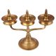 Brass Oil Lamp With Three Diyas