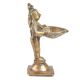 Brass Oil Lamp Lady Holding A Diya In Her Hand
