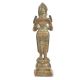 Brass Lady Oil Lamp Holding A Diya In Her Hand