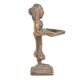 Brass Lady Holding A Diya In Her Hands Oil Lamp