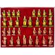 Vintage Camel Bone Chess Set With Players